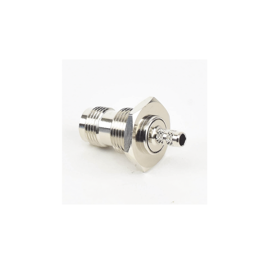 Conector TNC Hembra Hermético, montaje Trasero, D plano.