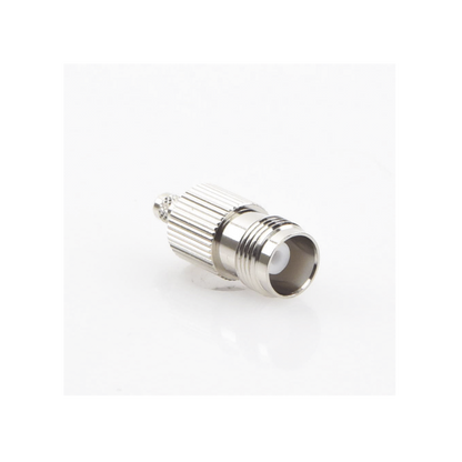 Conector TNC Hembra de Anillo Plegable para Cables RG-58/U, RG-142/U, Niquel /Oro /Delrin.