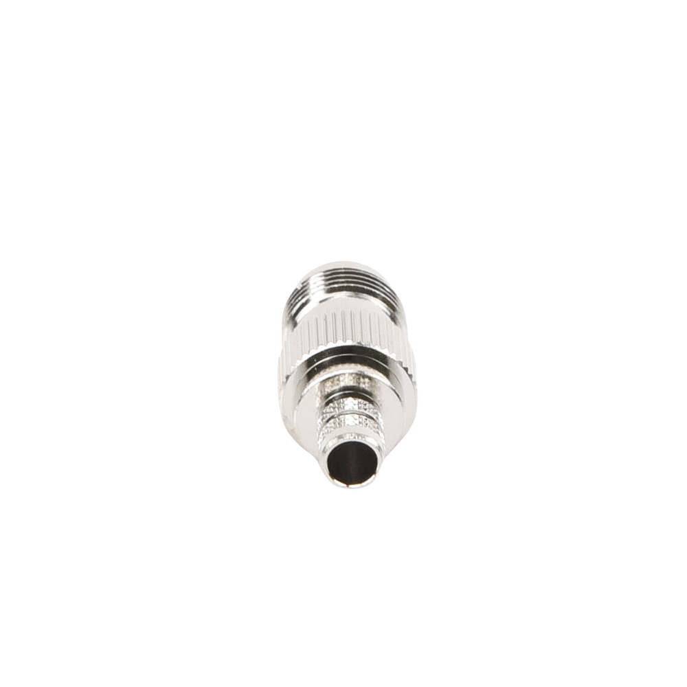 Conector TNC Hembra de Anillo Plegable para Cables RG-8/X, LMR-240, Grupo X, Níquel/ Oro/ Delrin.