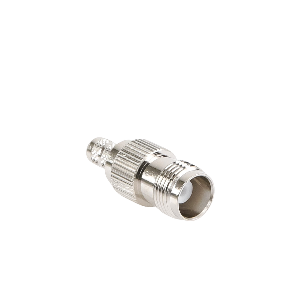 Conector TNC Hembra de Anillo Plegable para Cables RG-8/X, LMR-240, Grupo X, Níquel/ Oro/ Delrin.