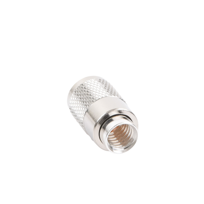 Conector UHF Macho (PL-259) para cables LP-400, RG-8/U, RG-8U-SYS, 8237, 8267, 8268, 9913, CTN-400, 7810, 8214, 7810A, RFLASH-1113, LMR-400, Plata (Concha-Níquel)/ Plata/ D.A.P. (Fibra Sintética)