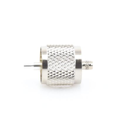 Conector UHF Macho (PL-259) de Anillo Plegable para Ensamblar en Cables RG-58/U, RG-142/U.