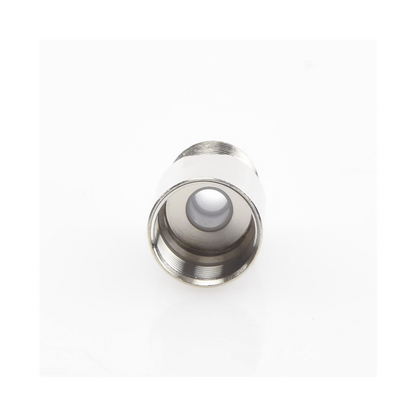 Conector UHF Hembra (SO-239) en Línea de Rosca para RG-8/U, 9913, LMR-400, Níquel/ Plata/ Teflón.