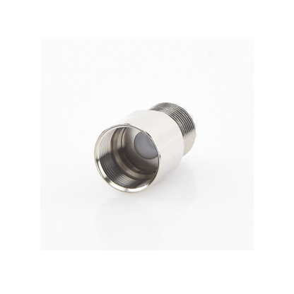 Conector UHF Hembra (SO-239) en Línea de Rosca para RG-8/U, 9913, LMR-400, Níquel/ Plata/ Teflón.