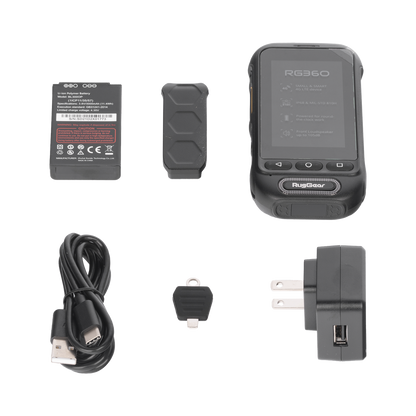 RugGear Radio PoC LTE, IP68 Resistente al Agua, Pantalla Táctil 3", Compatible con NXRadio y TASSTA