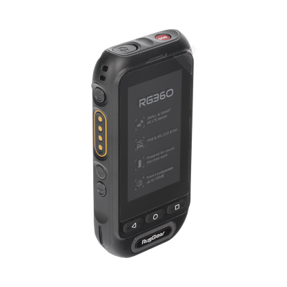 RugGear Radio PoC LTE, IP68 Resistente al Agua, Pantalla Táctil 3", Compatible con NXRadio y TASSTA