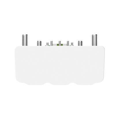 Antena Sectorial de 120° AirMetro con 16 dBi en Banda 5Ghz (5150-5850 Mhz) Slant 45° Compatibilidad Multi-Marca para enlaces Multipunto, Conectores SMA Hembra Inverso.