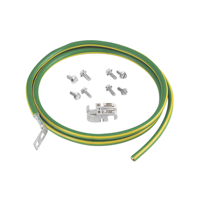 Kit de Jumper para Conexión de Gabinete o Rack de Telecomunicaciones a Barra de Tierra Física, 6 AWG, 1.52 m de Largo