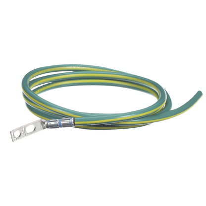 Kit de Jumper para Conexión de Gabinete o Rack de Telecomunicaciones a Barra de Tierra Física, 6 AWG, 1.52 m de Largo