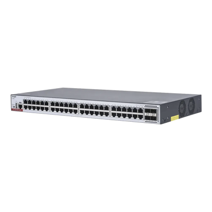 RG-CS83-48GT4XS-PD Switch Administrable Capa 3 PoE con 48 puertos Gigabit 802.3af/at + 4 SFP+ para fibra 10Gb, hasta 1,480 watts, gestión gratuita desde la nube.