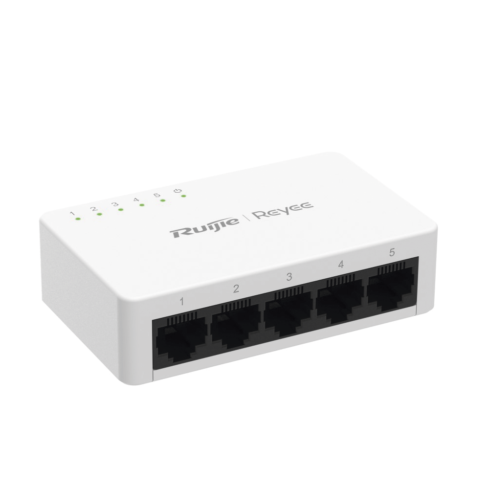 Switch no administrable, Visible en la Topología de la Nube, 5 puertos Gigabit 1G