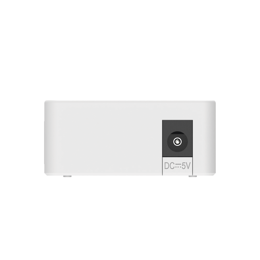 Switch no administrable, Visible en la Topología de la Nube, 5 puertos Gigabit 1G