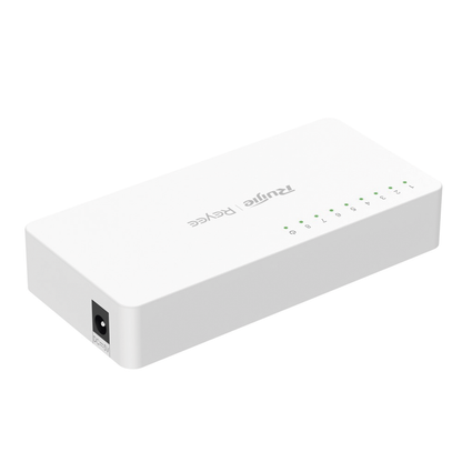 Switch no administrable, Visible en la Topología de la Nube, con 8 puertos 10/100 Mbps