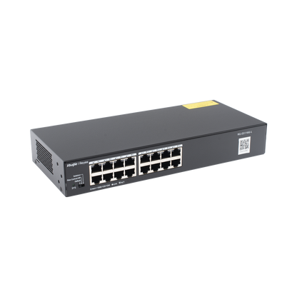 Switch no administrable, Visible en la Topología en la Nube, con 16 puertos Gigabit