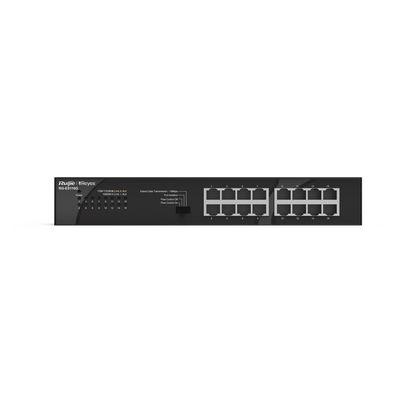 Switch no administrable, Visible en la Topología en la Nube, con 16 puertos Gigabit