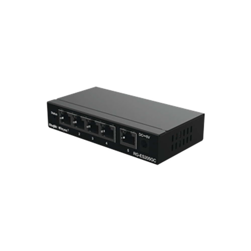 Switch Administrable con 5 puertos Gigabit, gestión gratuita desde la nube