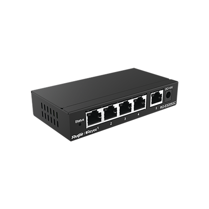 Switch Administrable con 5 puertos Gigabit, gestión gratuita desde la nube