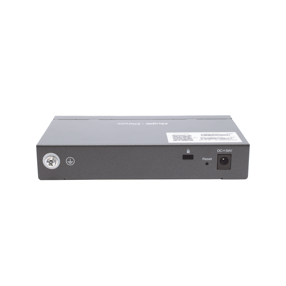 Switch Administrable PoE con 5 puertos Gigabit, 4 PoE 802.3af/at, gestión gratuita desde la nube, 54w