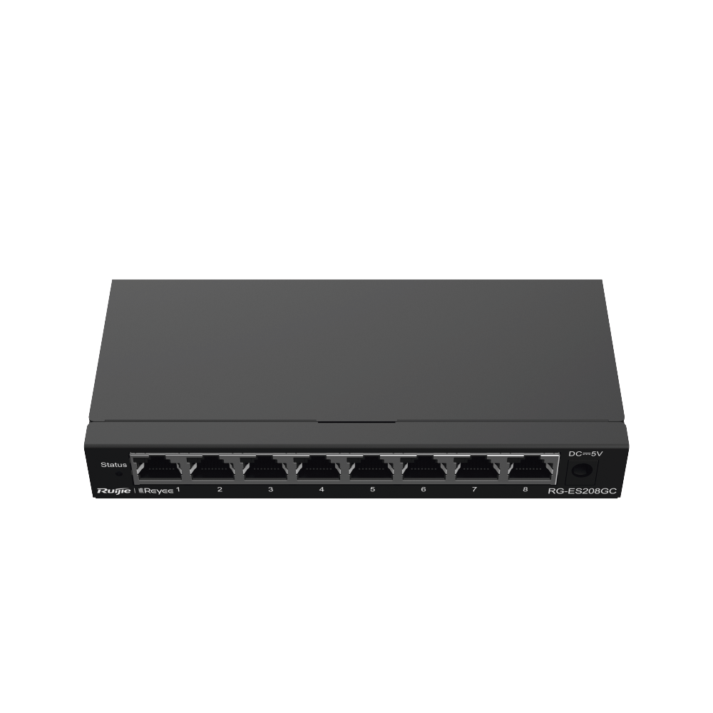 Switch Administrable con 8 puertos Gigabit, gestión gratuita desde la nube