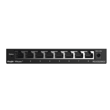 Switch Administrable con 8 puertos Gigabit, gestión gratuita desde la nube