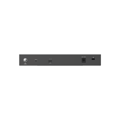 Switch Administrable con 8 puertos Gigabit PoE, 2 Uplinks Gigabit (1 SFP), gestión gratuita desde la nube