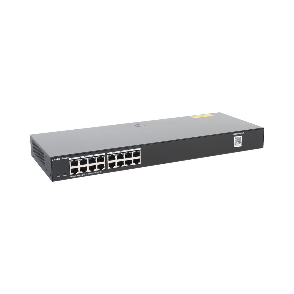 Switch Administrable 16 puertos Gigabit, gestión gratuita desde la nube