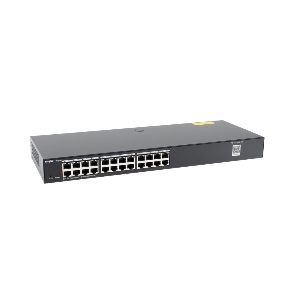 Switch Administrable 24 puertos Gigabit, gestión gratuita desde la nube.