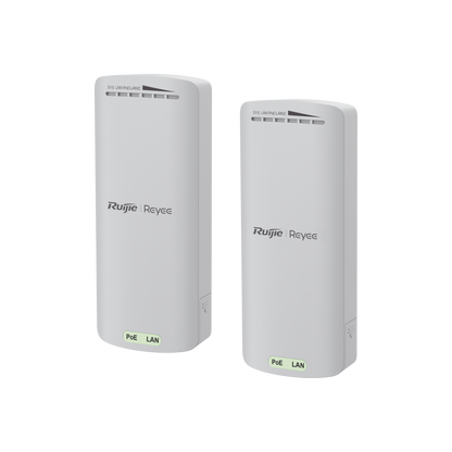Kit Enlace Inalámbrico Recomendado para Elevadores, hasta 500m o 125 pisos, Preconfigurado, Ajuste Automático, Hasta 300 Mbps, Doble Puerto LAN