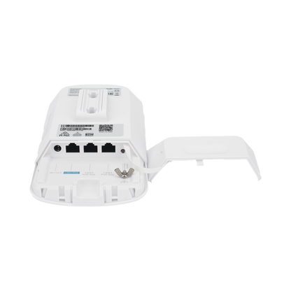 AP PtP o CPE Banda 5Ghz, Especializado para Cámaras, Compatible con AirMetro, 2 Puertos PoE Out 802.3AF hasta 15.4W Totales, Enlace de hasta 3 Km