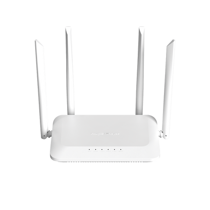 Home Router Inalámbrico Wi-Fi 5 Doble Banda, 1 Puerto Wan 10/100 y 3 Puertos Lan 10/100 Hasta 1,200 Mbps