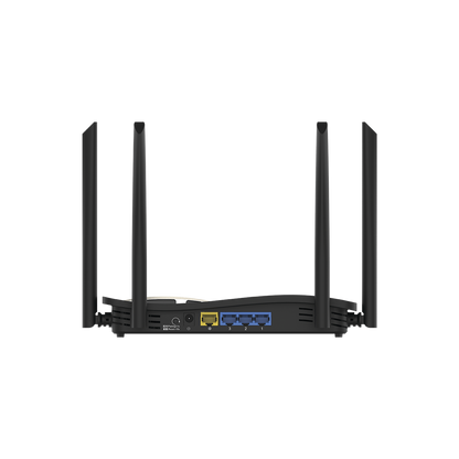 Home Router inalámbrico MESH WI-FI 5 2x2 doble banda 1 puerto WAN Gigabit y 3 puertos LAN Gigabit, hasta 1,267 Mbps.