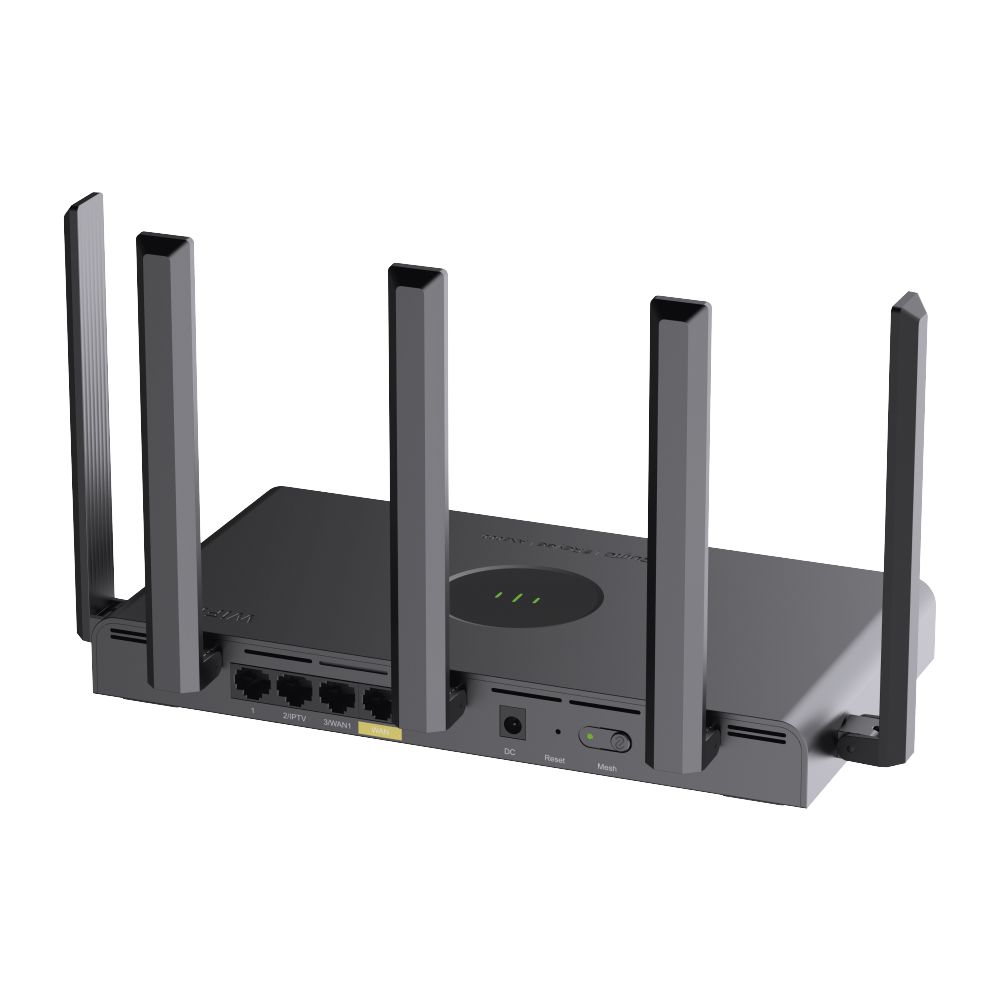 Home Router inalámbrico MESH , Diseñado para GAMING con doble puerto WAN Gigabit para Sumar Ancho de banda, 3 puertos LAN Gigabit., WI-FI 6 2x2 doble Banda