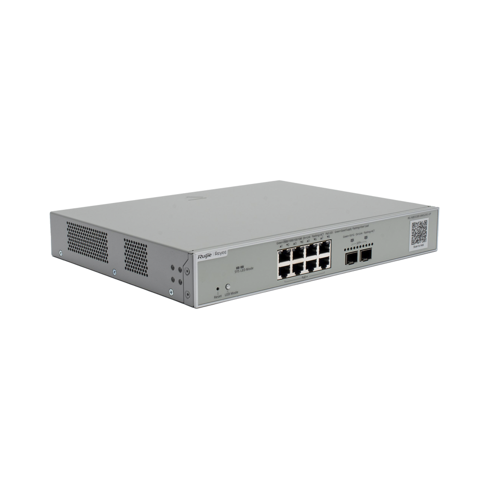 Switch Multi-Gigabit PoE++ 370W 802.3bt Capa 3 Administrable Cloud, Diseñado Para Access Points WiFi 6/7