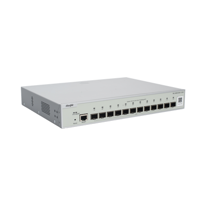 Switch Administrable Full Aggregation Capa 3, 12 Puertos SFP+ 10G y un Puerto MGMT