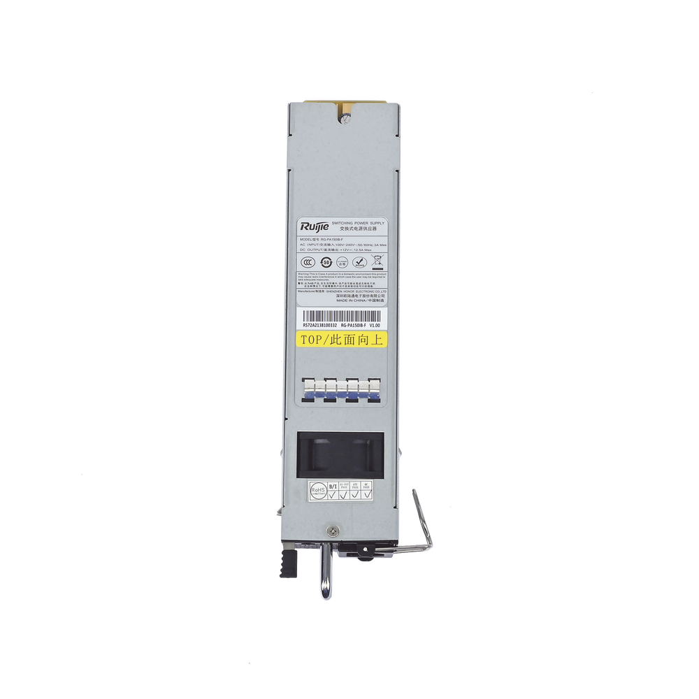 Fuente de Energía Modular, proporciona hasta 150 Watts para Switches Empresariales Ruijie Networks