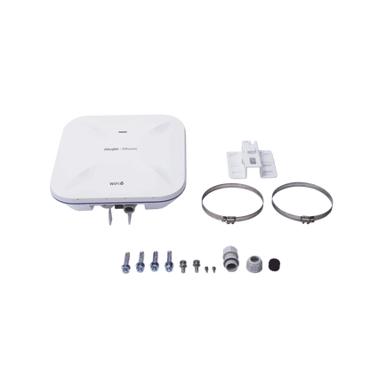 Punto de Acceso Mesh Wi-Fi 6 Industrial para Exterior / 360° / Filtros Anti Interferencia y Auto Optimización con IA