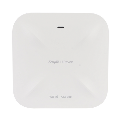 Punto de Acceso Mesh Wi-Fi 6 Industrial para Exterior Omnidireccional 5.95Gbps, MU-MIMO 4x4, 360°, Filtros Anti Interferencia y Auto Optimización con IA, puerto eth 2.5G y SFP