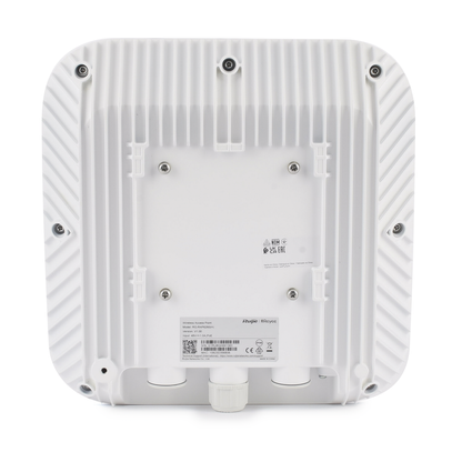 Punto de Acceso Mesh Wi-Fi 6 Industrial para Exterior Omnidireccional 5.95Gbps, MU-MIMO 4x4, 360°, Filtros Anti Interferencia y Auto Optimización con IA, puerto eth 2.5G y SFP
