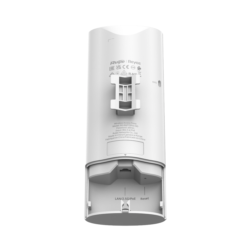 Punto de Acceso Mesh Wi-Fi 7 para Exterior IP65, Doble Banda MLO hasta 512 Usuarios, ancho de banda de hasta 5 Gbps , interior con puerto 2.5G, 802.11 BE19000 MU-MIMO 5X5