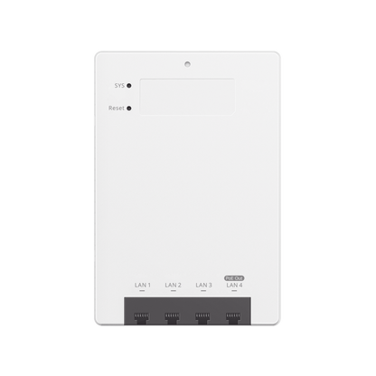 Punto de Acceso Mesh Wi-Fi 7 para interior en pared, hasta 512 usuarios ideal para Hotelería u Oficina.