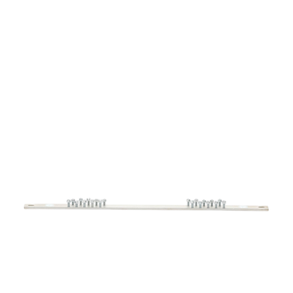 Barra de Conexión a Tierra, Para Rack de 19", Con 20 Orificios Para Conexión Rápida de Equipos, Incluye 20 Tornillos # 12-24 x 1/2" Instalados