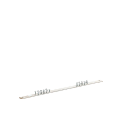 Barra de Conexión a Tierra, Para Rack de 19", Con 20 Orificios Para Conexión Rápida de Equipos, Incluye 20 Tornillos # 12-24 x 1/2" Instalados