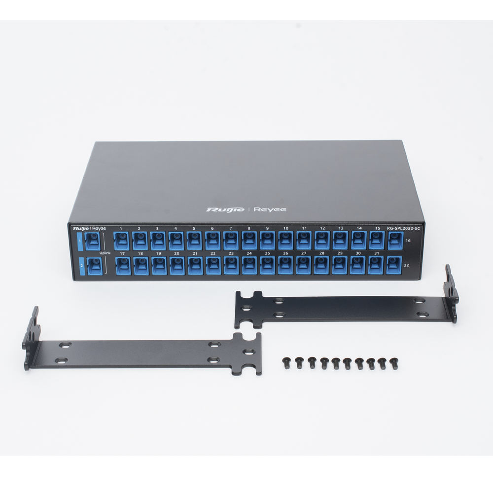 e-Lighten Splitter Pasivo 2/32, Puertos PON SC/UPC, Frecuencias soportadas de 1260nm a 1650nm con hasta 500 mW de Potencia de Entrada