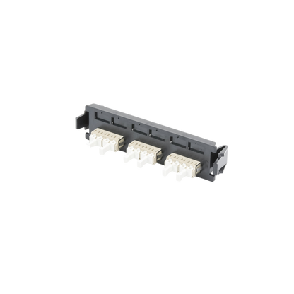 Placa Acopladora de Fibra �ptica Quick-Pack, Con 6 Conectores LC/UPC Duplex (12 Fibras), Para Fibra Monomodo, Azul