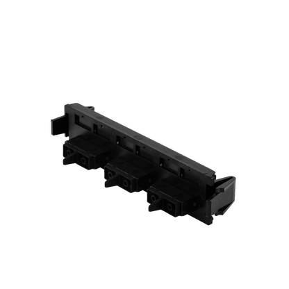 Placa Acopladora de Fibra �ptica Quick-Pack, Con 3 Conectores SC Duplex (6 Fibras), Negro