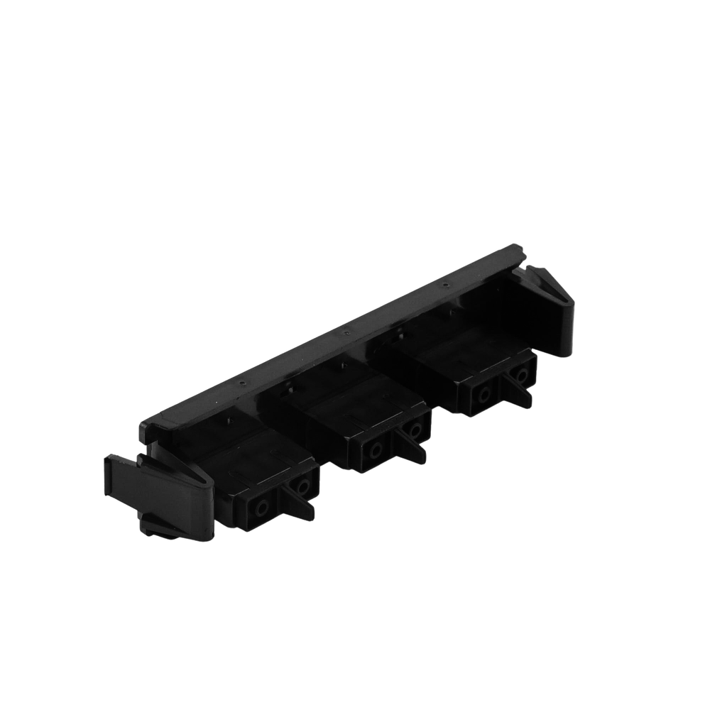 Placa Acopladora de Fibra �ptica Quick-Pack, Con 3 Conectores SC Duplex (6 Fibras), Negro