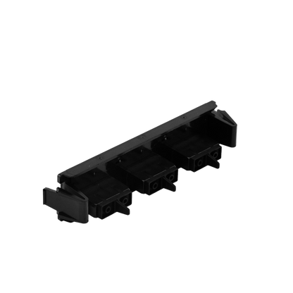 Placa Acopladora de Fibra �ptica Quick-Pack, Con 3 Conectores SC Duplex (6 Fibras), Negro