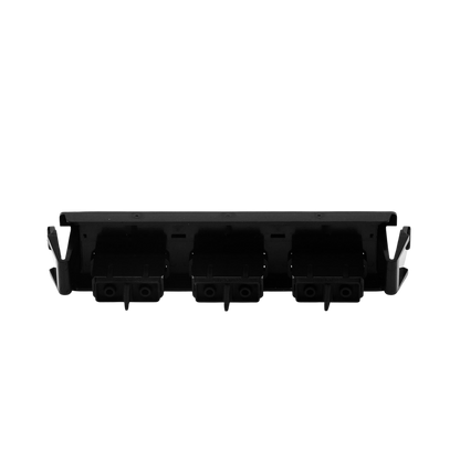 Placa Acopladora de Fibra �ptica Quick-Pack, Con 3 Conectores SC Duplex (6 Fibras), Negro
