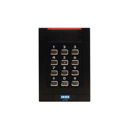 Lector con Teclado 921 PROX HID, EM /iClass SEOS (no clonable) /iClass SE/ iClass SR/ iClass /Mifare Classic, DesFire, Bluetooth/ Garantía de por Vida