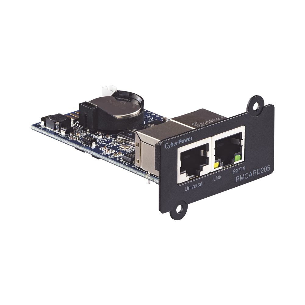 Tarjeta de Administración Remota para UPS CyberPower Modelos PR, OL y OR hasta 5 kVA y PDUs con Tarjeta de Expansión